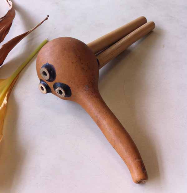 แคนหรือหละเจ่ เครื่องดนตรีเป่าชาวเขาเผ่าอาข่าใช้ตกแต่งบ้านพร้อมส่ง A  kind of reed mouth organ from AKHA Hill House for home decoration  and collectibles made from bamboo and gourd